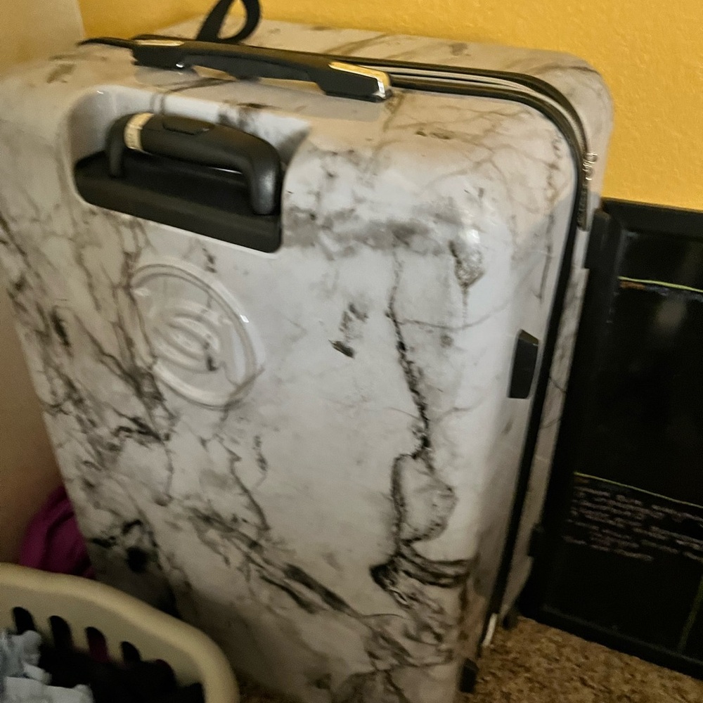 Marble Pattern Suitcase Bebe
